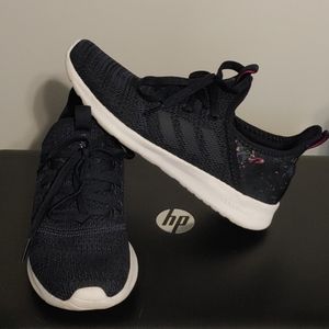 Navy blue Adidas Cloud foam women's shoes-like new